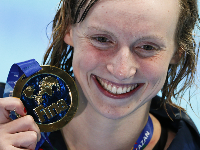 Catholic faith anchors swimmer Katie Ledecky