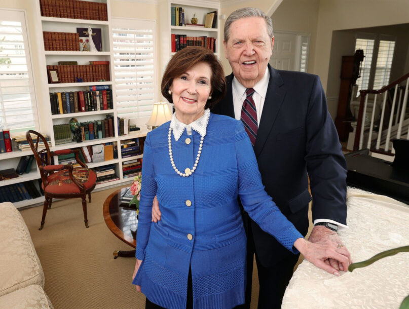 Jeffrey R. Holland of the Quorum of the Twelve Apostles and his wife Patricia Holland, January 2022. Image ©Intellectual Reserve, Inc.
