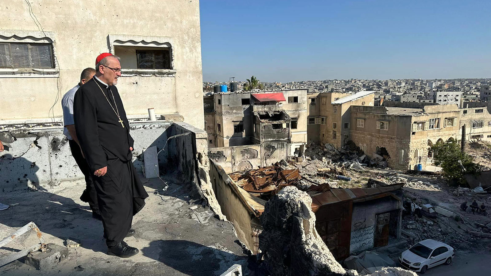 Latin Patriarch Pizzaballa’s visit provides Palestinians a basic human need: Hope
