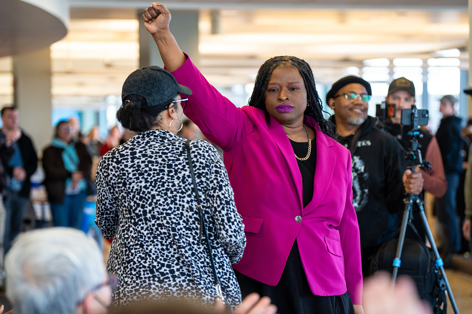 Minnesota church protest leader Nekima Levy Armstrong arrested, say federal officials