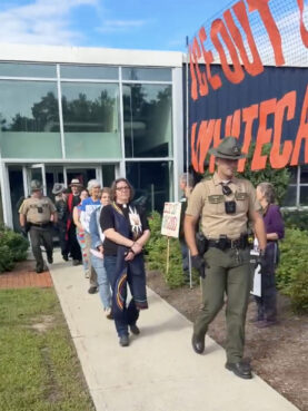 Seven Vermont clergy arrested while protesting ICE targeting center