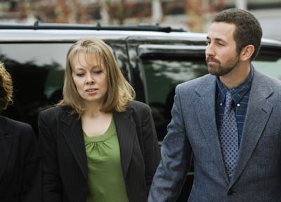 Carl and Raylene Worthington appear in Clackamas County Court on March 31, 2008 in Oregon City, Ore. The couple pleaded not guilty to charges of manslaughter and criminal mistreatment in the death of their daughter, Ava. Religion News Service file photo by Doug Beghtel/The Oregonian. 