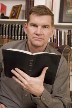 (RNS1-JAN15) Former evangelical leader Ted Haggard, who left the ministry after being caught in a sex and drug scandal, said Nov. 12, 2009, that the start of a prayer meeting in his Colorado home is a sign of his resurrection but not necessarily of a new church. Religion News Service file photo courtesy Nora Feller/HBO. 