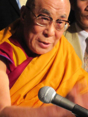 (RNS1-MAY21) The Dalai Lama is hosting four days of public appearances at Radio City Music Hall in New York City. For use with RNS-DALAI-LAMA, transmitted May 21, 2010. RNS photo courtesy Robert Vinson. 