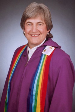 The Rev. Janie Spahr, a self-described ``lesbian evangelist,'' is facing trial in the Presbyterian Church (USA) for marrying same-sex couples in California in 2008, when gay marriage was legal.  