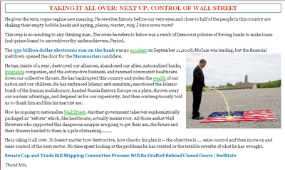(RNS1-AUG20) An image from Pamela Geller's Atlas Shrugged website features President Obama urinating on an American flag. Geller has become the de facto leader of the opposition to a proposed Islamic center near Ground Zero. For use with RNS-ISLAM-CRITIC, transmitted Aug. 20, 2010. 