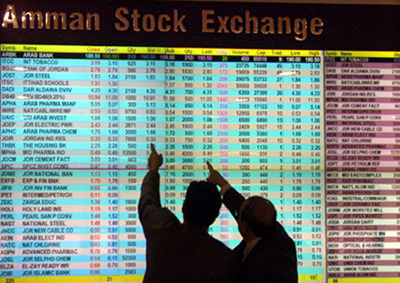 (RNS1-AUG03) Researchers suggest that stock markets in predominantly Muslim nations (including Jordan's Amman Stock Exchange) see a significant bump in investment returns during the holy month of Ramadan. For use with RNS-RAMADAN-INVEST, transmitted Aug. 3, 2010. RNS photo courtesy Amman Stock Exchange. 