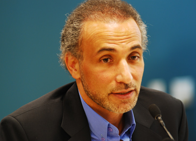 (RNS1-OCT1) Swiss scholar Tariq Ramadan says fellow Muslims should not to appear to take blame for terrorist attacks committed in the name of Islam by making concessions to their religious freedom, such as moving a planned Islamic community center proposed near Ground Zero. For use with RNS-MUSLIMS-BLAME,  transmitted Oct. 1, 2010. RNS photo courtesy Pew Forum on Religion & Public Life. 