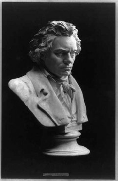 (RNS-AUG04) Bust of Ludwig van Beethoven, famous German composer. For use with RNS-GODFACTOR-BEETHOVEN.  Transmitted August 04, 2011.  Courtesy Library of Congress. 