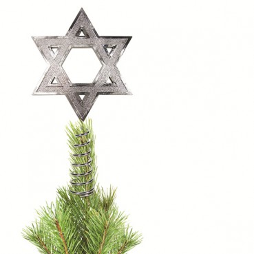 (RNS1-DEC14) San Diego-based entrepreneur Morri Chowaiki said the main market for his new ``menorahments,'' such as Star of David tree-toppers, have been interfaith families who want to honor both their Christian and Jewish heritage. For use with RNS-JEWISH-CHRISTMAS, transmitted Dec. 14, 2011. RNS photo courtesy Morri Chowaiki. 