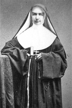 (RNS1-DEC19) Blessed Mother Marianne Cope (circa 1870s) ran a hospital and religious order in New York before being sent to care for lepers in Hawaii. Cope is poised to become a saint after Pope Benedict XVI certified a miracle credited to her intercession. For use with RNS-LEPER-STAIN, transmitted Jan. 10, 2012. RNS photo courtesy Sisters of St. Francis. 
