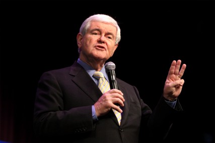 (RNS1-NOV30) Former House Speaker Newt Gingrich has been gaining ground among crucial evangelical voters, despite his three marriages. For use with RNS-GINGRICH-EVANGEL, transmitted Nov. 30, 2011. RNS photo courtesy Gage Skidmore. 
