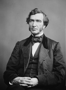 Rep. Justin Smith Morrill was a Whig Party-member-turned-Republican from Vermont. 