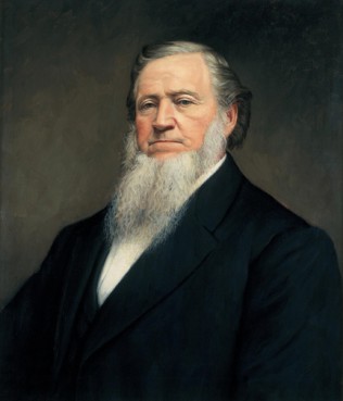LDS Church President Brigham Young encouraged Mormons to vote for Democrats, in part because the Republicans were vehemently anti-polygamy. 