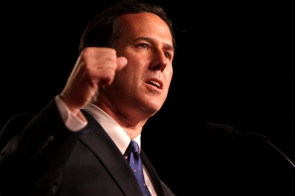Former Pennsylvania Sen. Rick Santorum has broad appeal among some evangelical voters because his conservative Catholic views dovetail with their social concerns. 