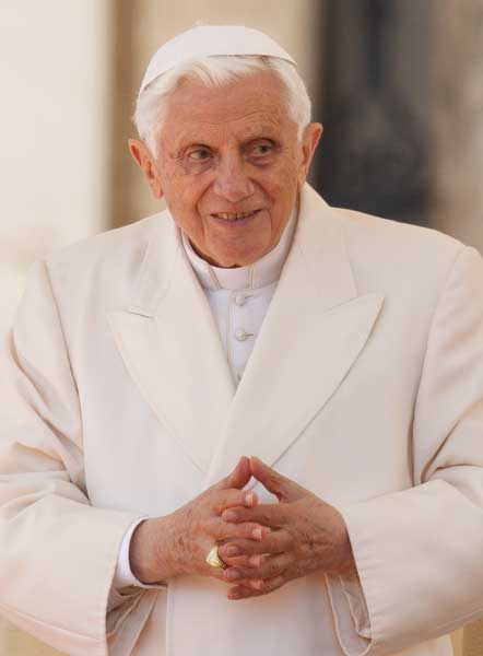 Pope Benedict XVI. RNS photo by Paul Haring/Catholic News Service