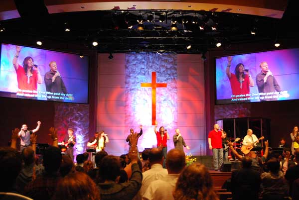 Christ Fellowship in McKinney, Texas, offers worshipers a Facebook page, online sermons, live chats, and QR codes. 