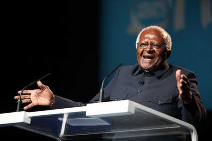 Desmond Tutu at One Young World. 