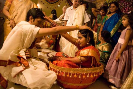 A Hindu wedding ceremony 