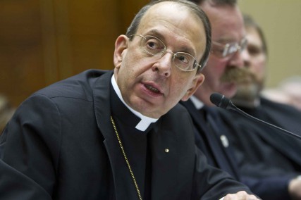 Bishop William Lori of Bridgeport, Conn., testifies on President Obama's proposed contraception mandate before the House Committee on Government Oversight and Reform. 