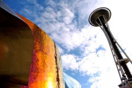 Seattle's infamous Space Needle (2008). 