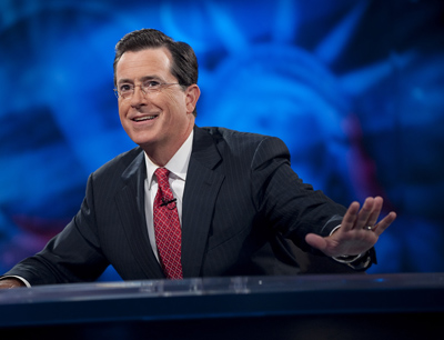 Comedy Central's Stephen Colbert has used his 