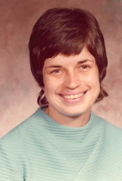 Sister Pat Farrell as a high school teacher in Dyersville, Iowa (1972). 