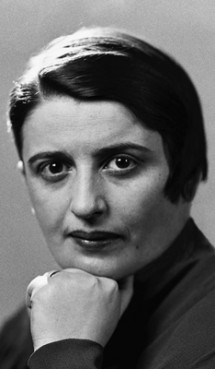 (RNS1-JUN02) Author and philosopher Ayn Rand provided much of the intellectual framework for the conservative movement, but liberal Christians say her go-it-alone philosophy is antithetical to the Bible. For use with RNS-RAND-REPUBLICANS, transmitted June 2, 2011. RNS file photo. 