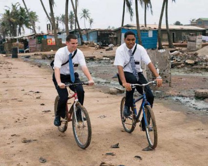 Mormon Missionaries — The Church's missionary program is one of its most recognized characteristics. Mormon missionaries can be seen on the streets of hundreds of major cities in the world as well as in thousands of smaller communities. 