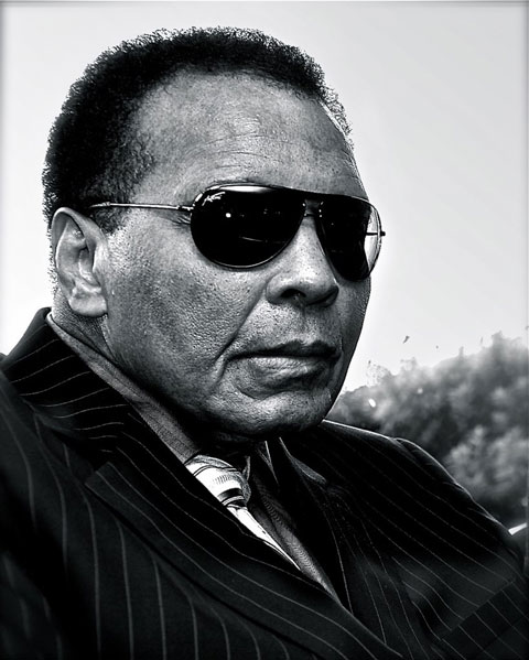 Boxing legend Muhammad Ali (2011).   