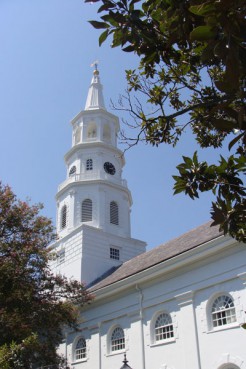 St. Michael's, a church within the Diocese of South Carolina, is 1 of the 2 most prominent Episcopal churches in Charleston, S.C. 