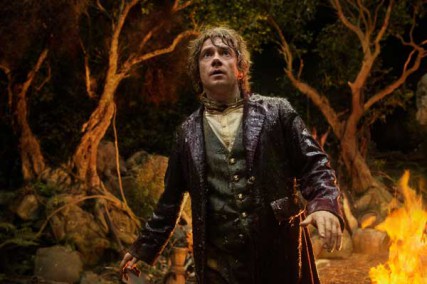 Martin Freeman as the Hobbit Bilbo Baggins in the fantasy adventure “THE HOBBIT: AN UNEXPECTED JOURNEY,” a production of New Line Cinema and Metro-Goldwyn-Mayer Pictures (MGM), released by Warner Bros. Pictures and MGM. 