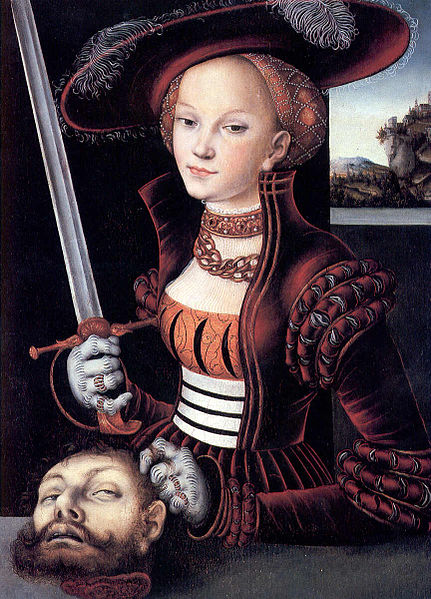 Judith with the head of Holofernes.