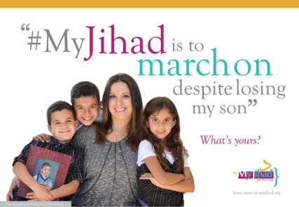 "My Jihad is to march on despite the loss of my son."