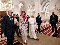 Pope King hussein mosque