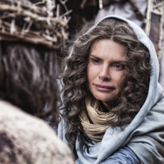 Actress Roma Downey plays Jesus' mother Mary in 'The Bible' drama documentary.  RNS photo courtesy History Channel.