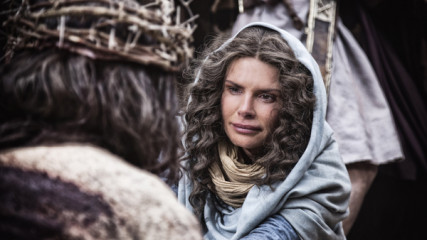 Actress Roma Downey plays Jesus' mother Mary in 'The Bible' drama documentary.  RNS photo courtesy History Channel.
