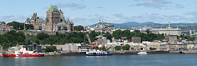 Panorama of Quebec City from Levis.  RNS photo courtesy Wikimedia Commons (http://bit.ly/X6Q33A)