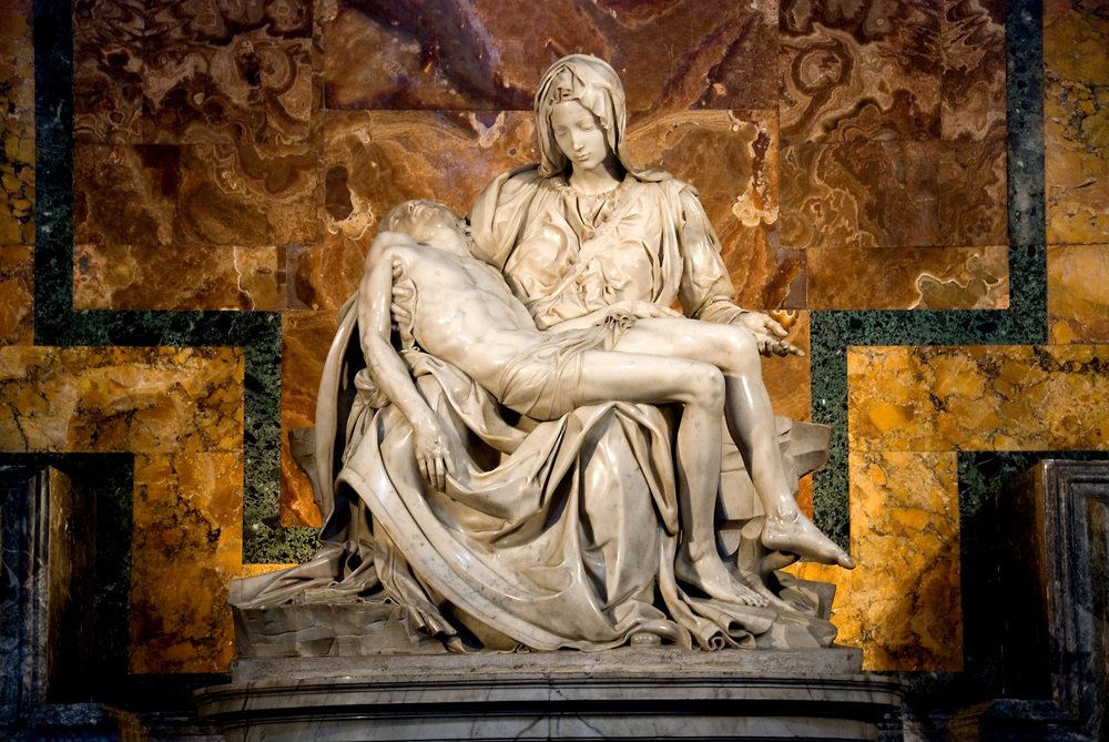 Michaelangelo Virgin holding Christ