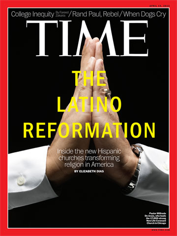 The latest Time Magazine cover story on Hispanic evangelicals.