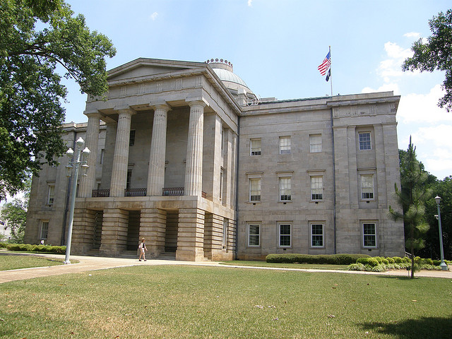 North Carolina State Capitol photo courtesy Jim Bowen via Flickr (http://flic.kr/p/29r1Gu)