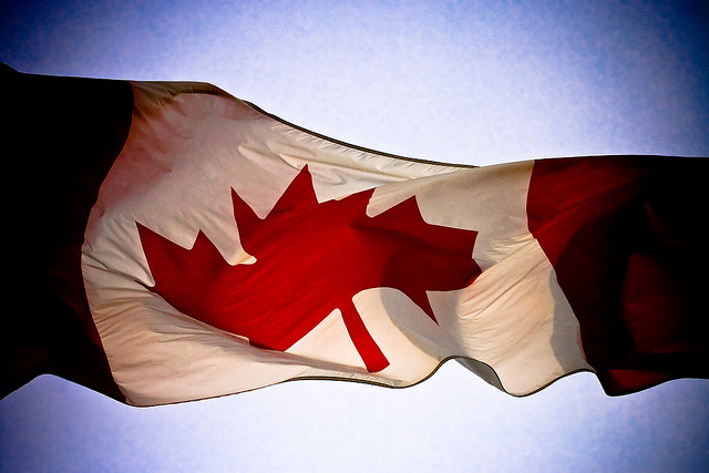Canadian flag image courtesy Alex Indigo via Flickr (http://flic.kr/p/4eDBug)
