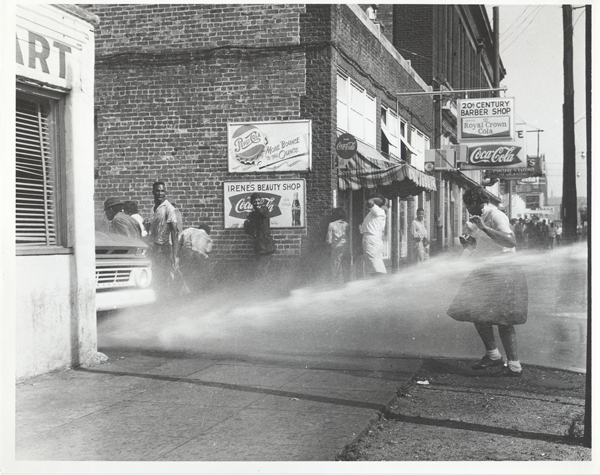 In May 1963, thousands of Birmingham school children  faced police dogs, fire hoses and possible arrest to demonstrate against segregation. Photo courtesy Birmingham Civil Rights Institute