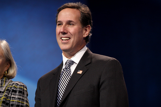 Former Senator Rick Santorum of Pennsylvania speaking at the 2013 Conservative Political Action Conference (CPAC) in National Harbor, Maryland. <a href=