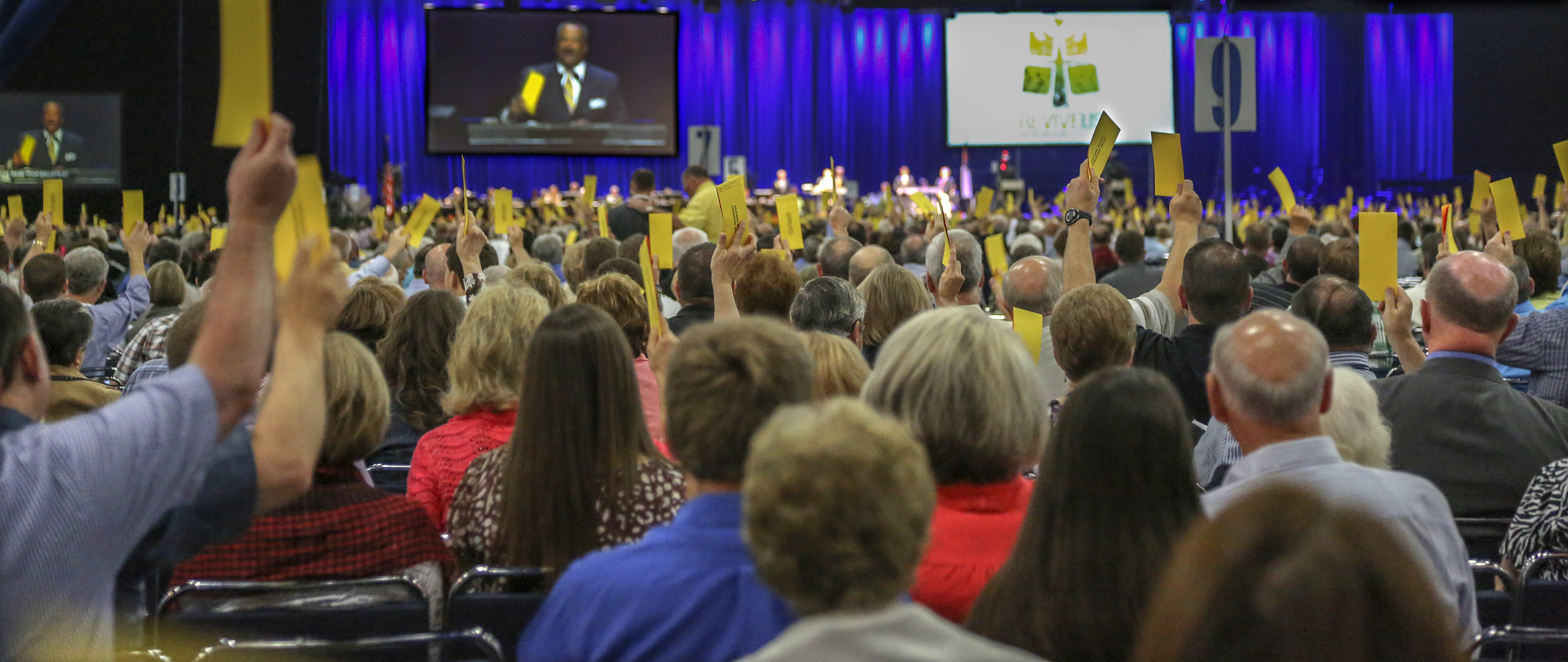 More than 5,100 Southern Baptist "messengers" met in Houston for the Annual Meeting of the Southern Baptist Convention. Photo by Van Payne / Baptist Press