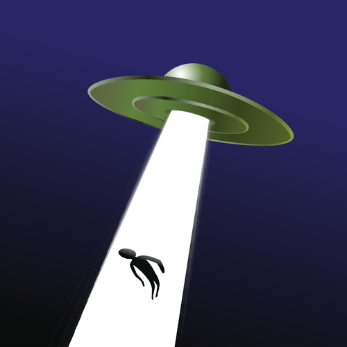 Flying saucer image via Shutterstock http://shutr.bz/18GeR9D