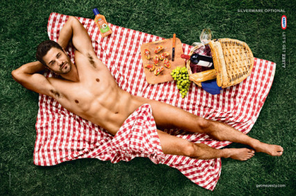 The “Shame on Kraft” campaign by One Million Moms, an arm of the American Family Association, goes after the nearly naked “Zesty Guy” in the latest Zesty Italian salad dressing ad. Photo courtesy Kraft Foods