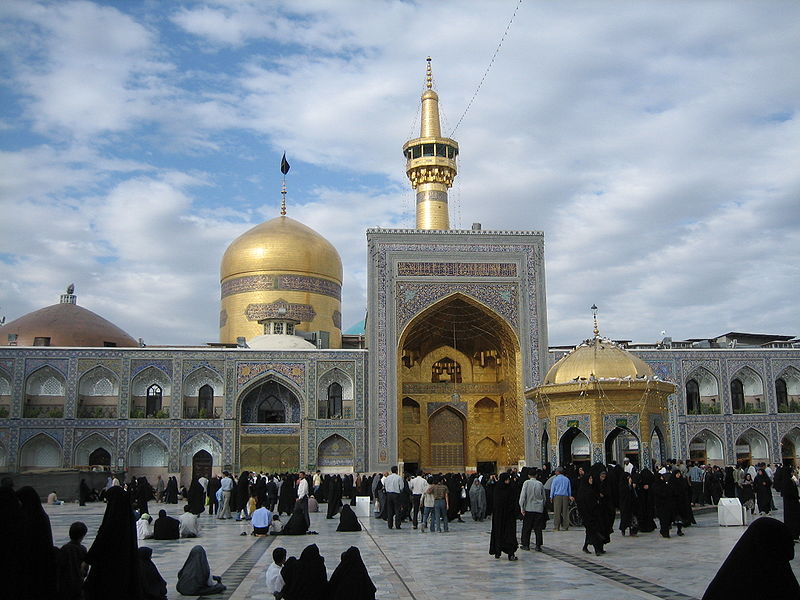 tomb of Imam Reza in Mashhad from Wikipedia
