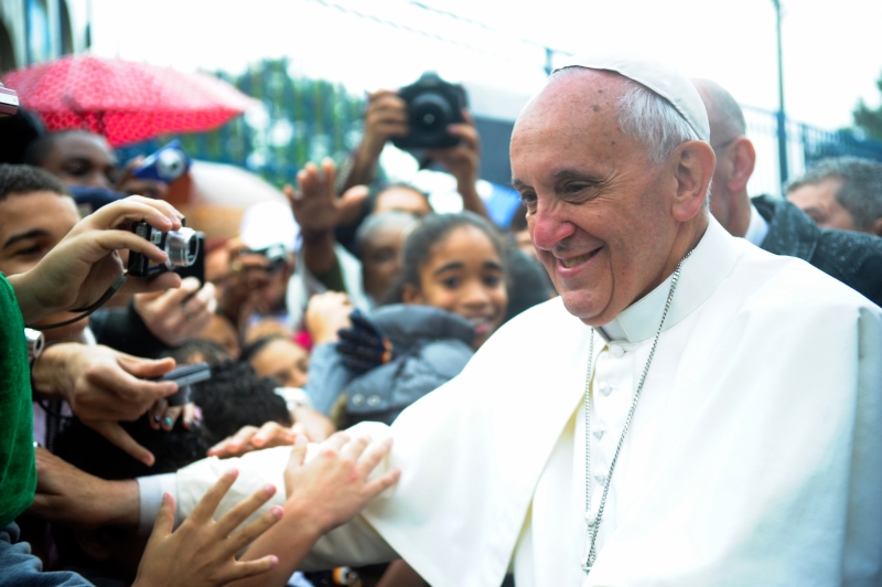 Pope Francis in Brazil, via Wikimedia Commons: http://bit.ly/1aSAgKu