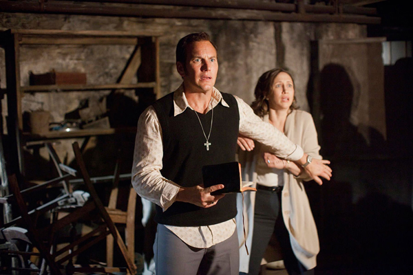 A scene from the Conjuring with Patrick Wilson and Vera Farmiga. Photo courtesy Grace Hill Media/Warner Brothers